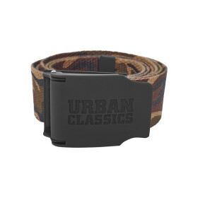Urban Classics Woven Belt Rubbered Touch UC, wood camo