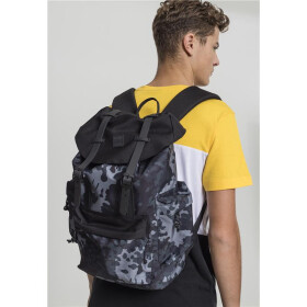 Urban Classics Backpack With Multibags, dark camo