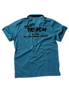 MFH Polo-Shirt, mit Knopfleiste, Pure Trash, blue M
