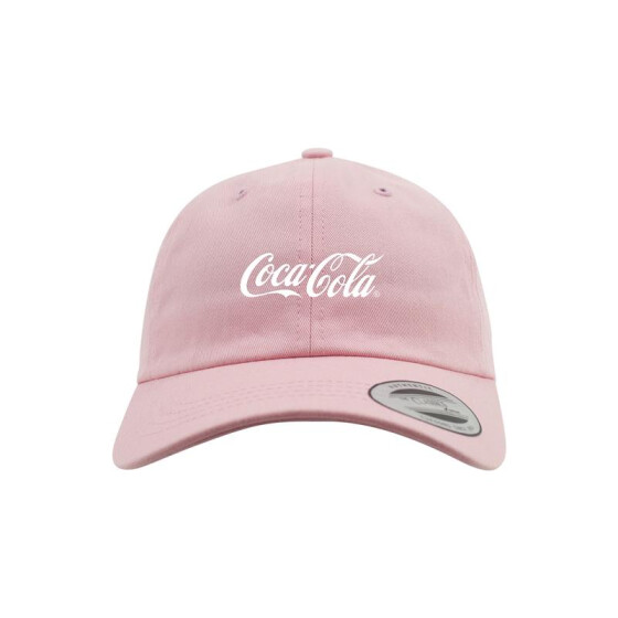 Merchcode Coca Cola Logo Dad Cap, pink