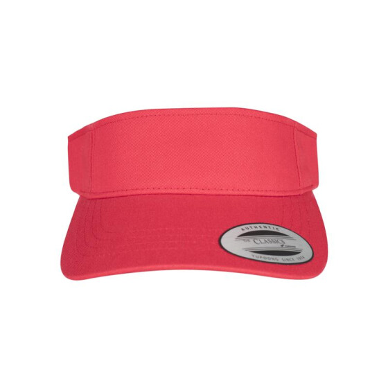 Flexfit Curved Visor Cap, red