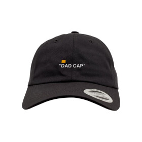 Turn Up Dad Cap, black