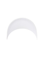 Flexfit Flat Round Visor Cap, white