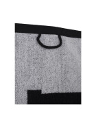 Urban Classics Logo Towel 2-Tone, black/white
