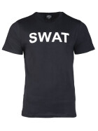 MILTEC T-Shirts, bedruckt, schwarz, SWAT XL