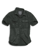SURPLUS Raw Vintage Shirt, kurzarm, black washed S