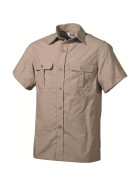 MFH Outdoor Hemd, kurzarm, Microfaser, khaki S