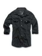 BRANDIT SlimFit Shirt, black
