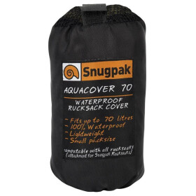 Snugpak Rucksackbezug Aquacover 70, schwarz