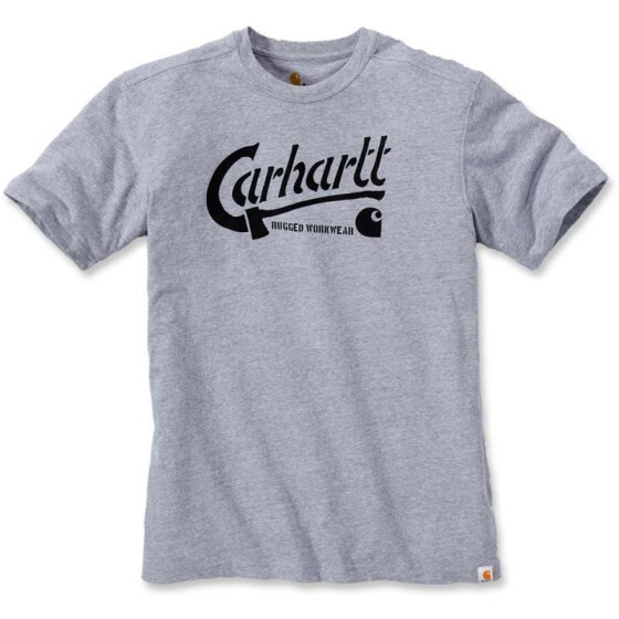 CARHARTT Made By Hand Graphic T-Shirt S/S, heather grey