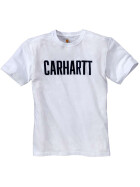 CARHARTT Block Logo  T-Shirt S/S, white