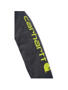 CARHARTT Sleeve Logo Hooded Sweatshirt, carbon heather