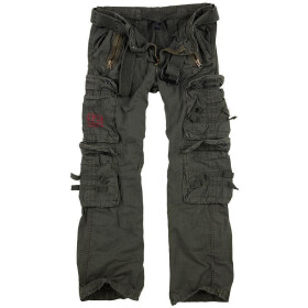 Herren Vintage Cargo Army Militär Grün Hose Jeans Freizeithose Hosen 