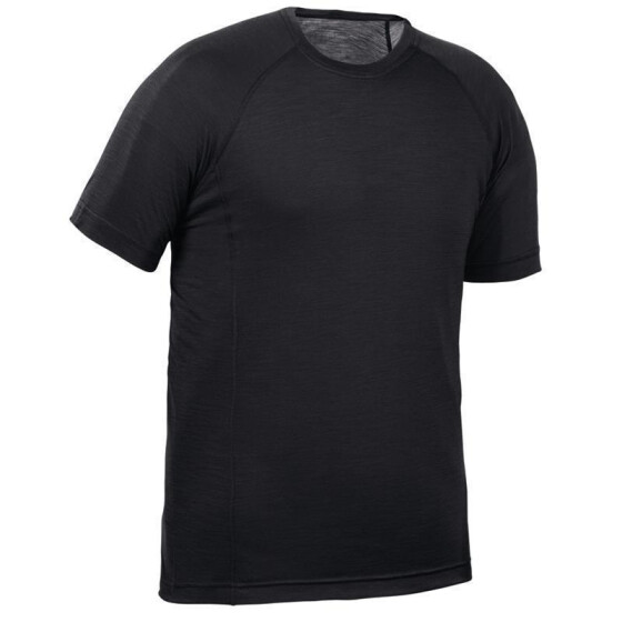UF PRO Merino Shirt Kurzarm, schwarz