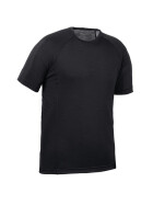 UF PRO Merino Shirt Kurzarm, schwarz