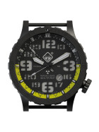 Hazard 4 Uhr Heavy Water Diver - Nightwatch Yellow GMT Gr&uuml;n/ Gelb