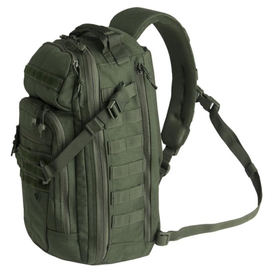 First Tactical Crosshatch Sling Bag, oliv