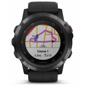 GARMIN FENIX 5X PLUS GPS SMARTWATCH, schwarz