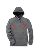 CARHARTT Force Ext.Logo Hooded Sweatshirt, granite heather