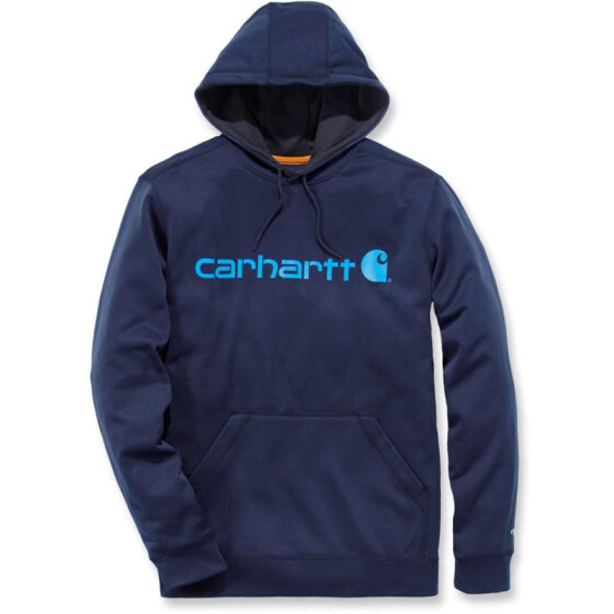 CARHARTT Force Ext.Logo Hooded Sweatshirt, navy
