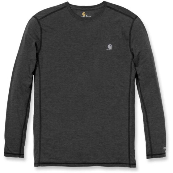 CARHARTT Force Extremes T-Shirt L/S, black/black heather