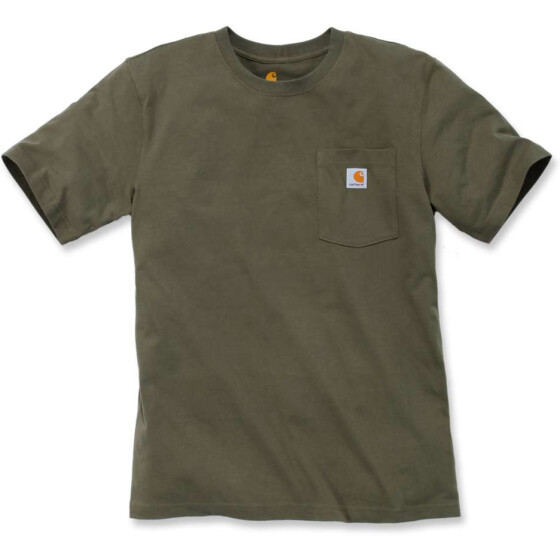 CARHARTT Workw Pocket T-Shirt S/S, army green