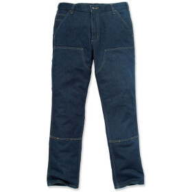 CARHARTT Double Front Dungaree Jeans, ultra blue