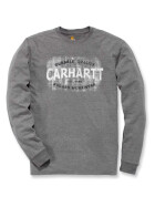 CARHARTT Graphic Rugged Workw. T-Shirt L/S, granite heather