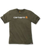 CARHARTT Core Logo T-Shirt S/S, army green