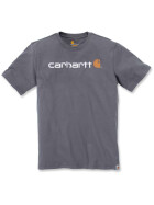 CARHARTT Core Logo T-Shirt S/S, charcoal