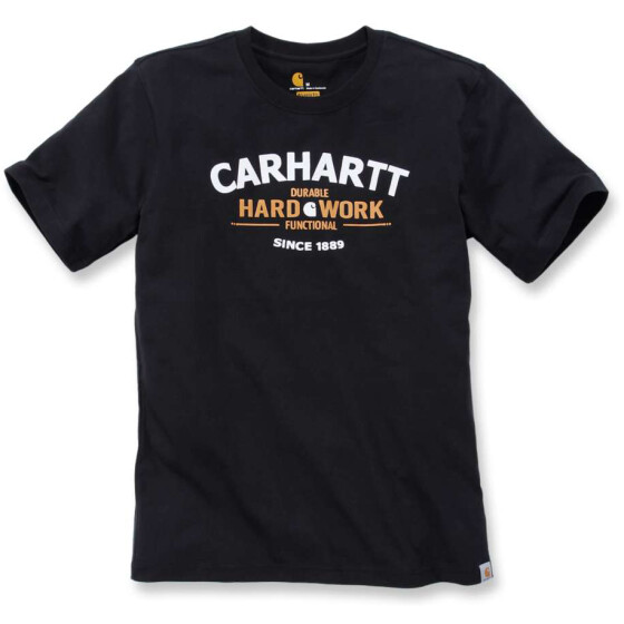 CARHARTT Graphic Hard Work T-Shirt S/S, black