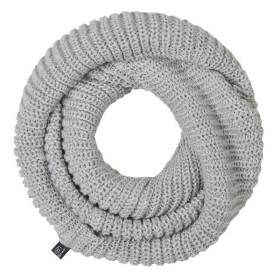BRANDIT Schal Loop Knitted, silvergrey
