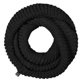 BRANDIT Schal Loop Knitted, schwarz