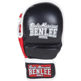 BENLEE Leather MMA Sparring Gloves STRIKER, black