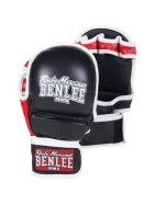 BENLEE Leather MMA Sparring Gloves STRIKER, black