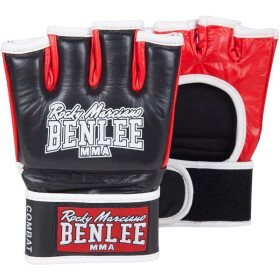 BENLEE Leather MMA Gloves COMBAT, black