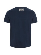 BENLEE Men Regular Fit T-Shirt RETRO LOGO, dark navy
