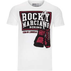 BENLEE Men Regular Fit T-Shirt MARCIANO BOXING, off white