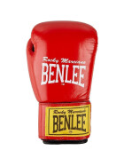 BENLEE Leather Boxing Gloves FIGHTER, red/black