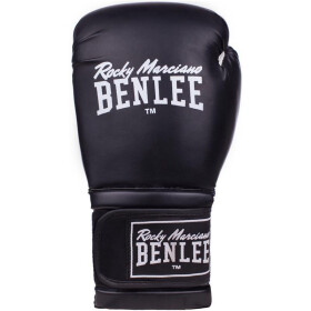 BENLEE Artificial Leather Boxing Gloves MADISON DELUXE, black/white