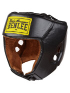 BENLEE Leather Headguard OPEN FACE, black