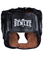 BENLEE Leather Headguard FULL FACE PROTECTION, black
