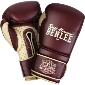 BENLEE Leather Boxing Gloves GRAZIANO, wine red