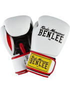 BENLEE Leather Boxing Glove DRACO, white/black/red