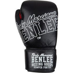 BENLEE Leather Boxing Gloves ROCKLAND, black/white