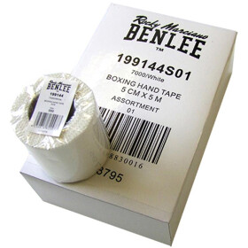 BENLEE Tape, 6 Rolls BOXING HAND TAPE 5 CM, White