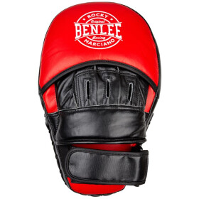 BENLEE Leather Trainer Hook&amp;Jab Pads BIGGER, Red/Black