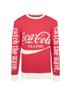 MERCHCODE Coca Cola Xmas Sweater, red