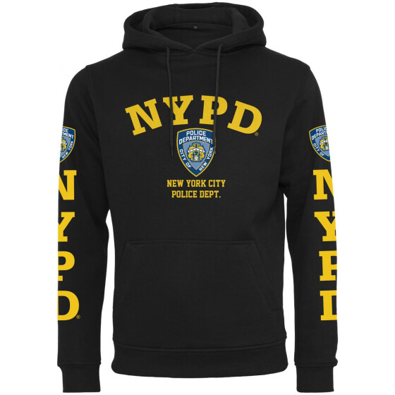 MERCHCODE NYPD Logo Hoody, black