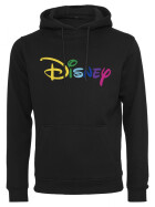 MERCHCODE Disney Rainbow Logo EMB Hoody, black